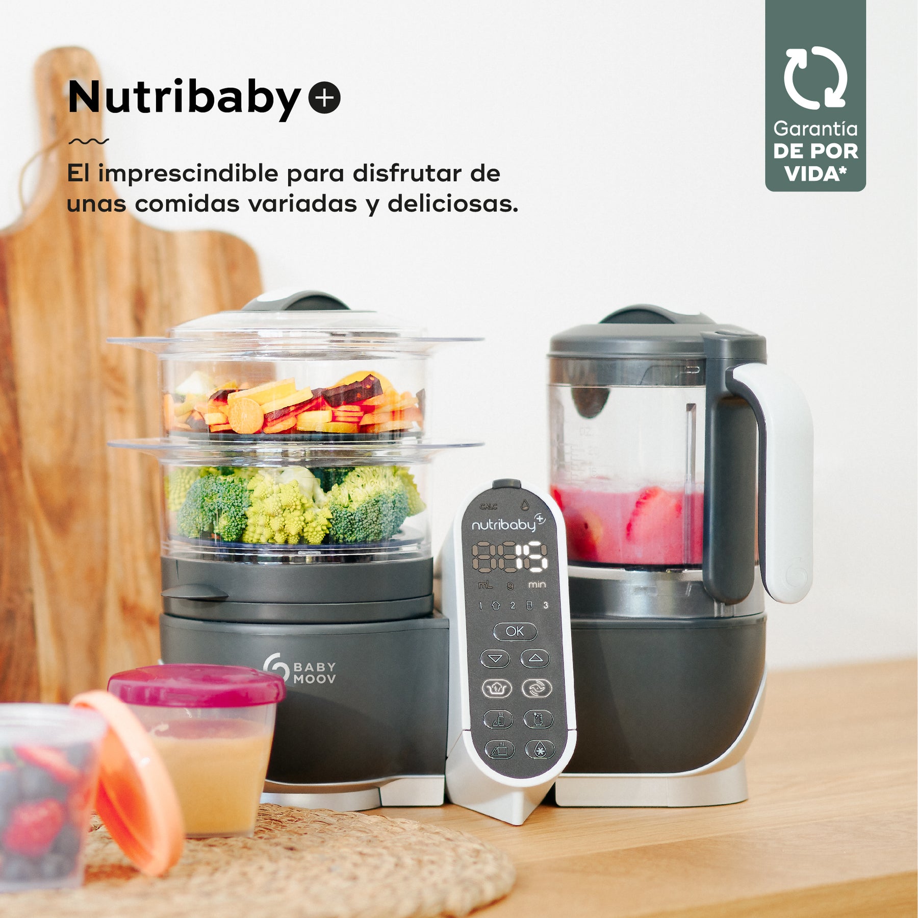 Babymoov Robot de cocina bebé 6-en-1 Nutribaby(+) - Petit Oh!