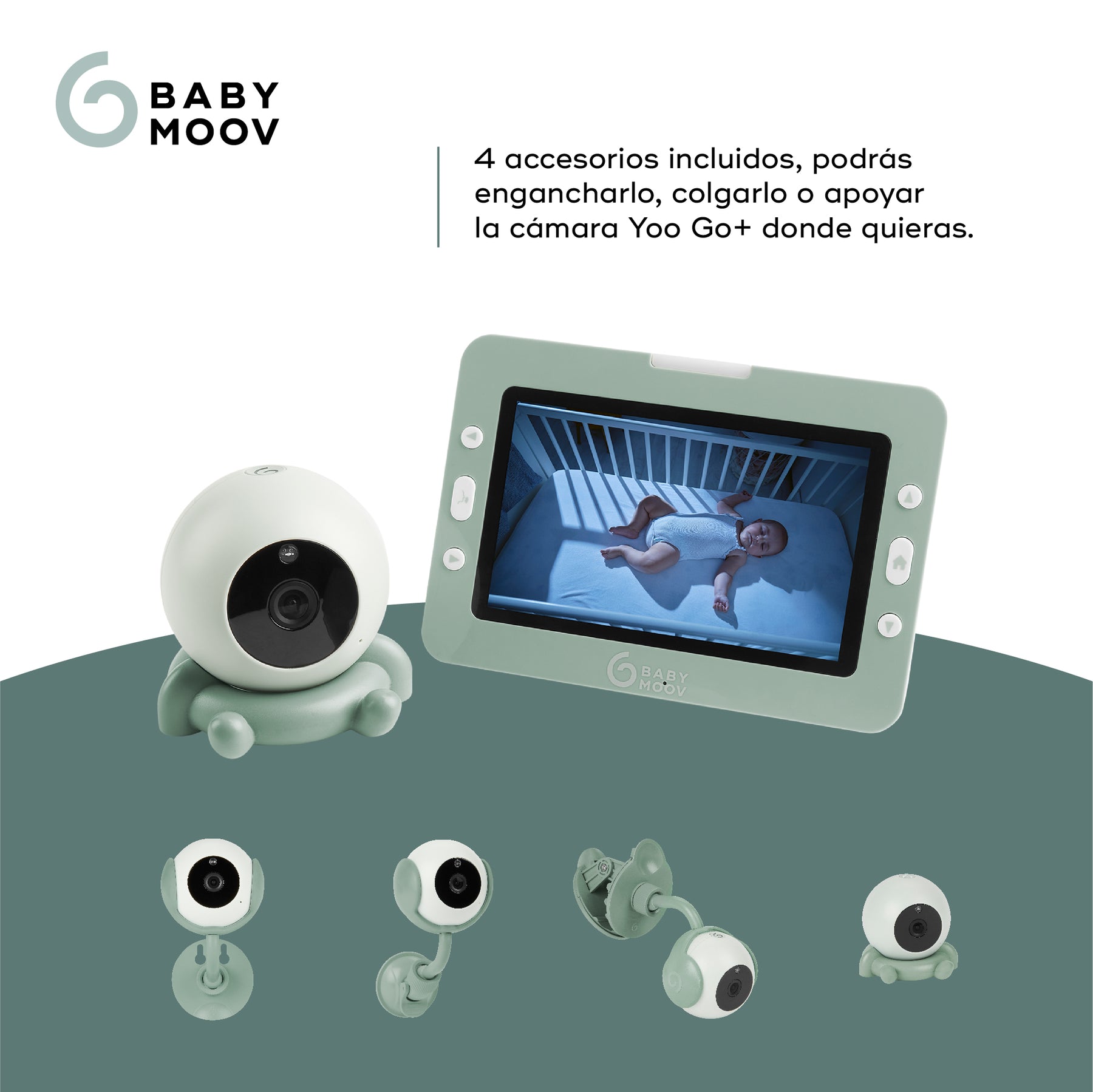 Babymoov Vigilabebes Audio Simply Care 2 Adaptadores Incluidos